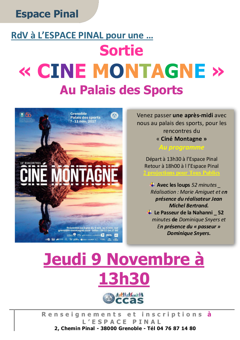 rencontre ciné montagne grenoble